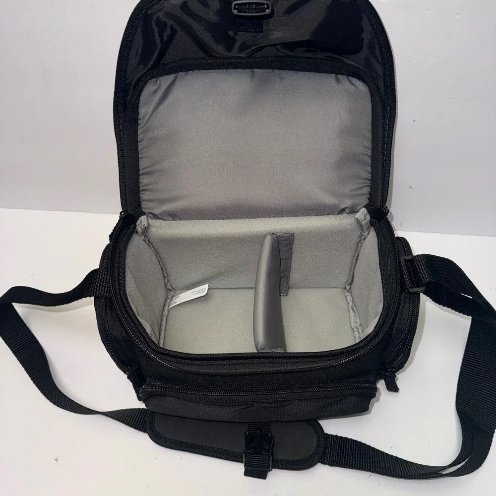 Sony Camera Bag Black Padded Nylon Shoulder Strap Travel Case